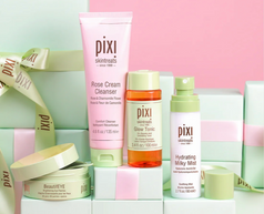 Essential Kit featuring BeautiEYE Patches, Rose Cream Cleanser, Glow Tonic Travel Size, and Hydrating Milky Mist